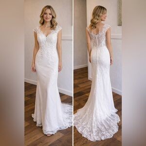 Chic White Embroidered Dress